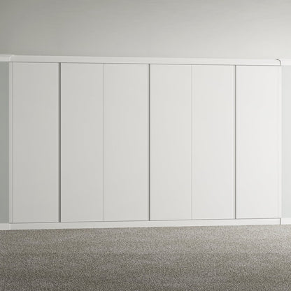 6 Door Face Frame Fitted Wardrobe - Widths Available 3201 - 3800mm 4 - Online Bedrooms