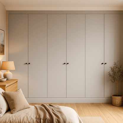 6 Door Front Frame Fitted Wardrobe - Widths Available 3201 - 3800mm 1 - Online Bedrooms