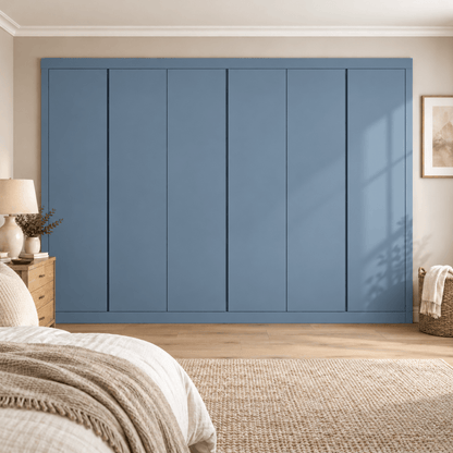 6 Door Handleless Front Frame Fitted Wardrobe - Widths Available 3201 - 3800mm 10 - Online Bedrooms