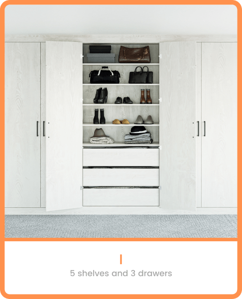 Made-to-measure wardrobe interior module I