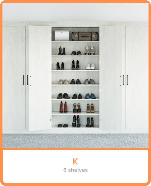 Made-to-measure wardrobe interior module K