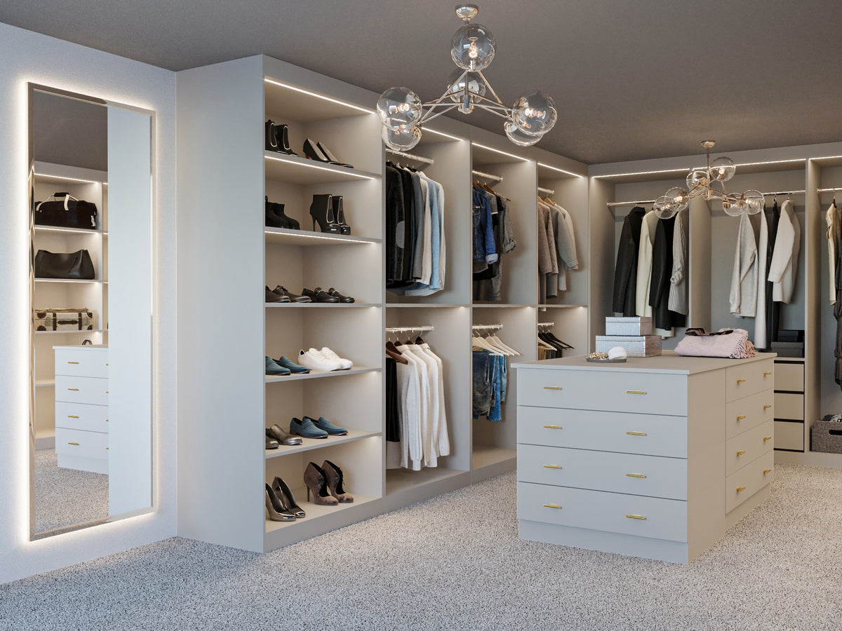 Wardrobe Built Over Stair Bulkhead | Online Bedrooms