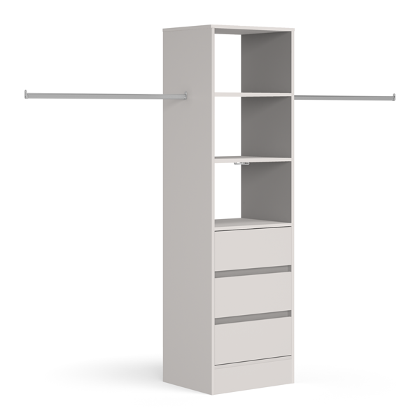 Spacepro Sliding Wardrobe Internal Storage Towers & Shelving