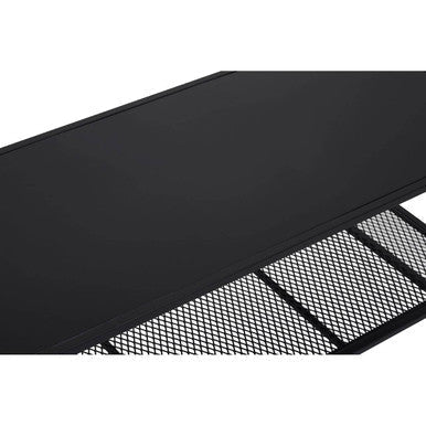 Acero Black Metal Coffee Table with Mesh Shelf 8 - Online Bedrooms