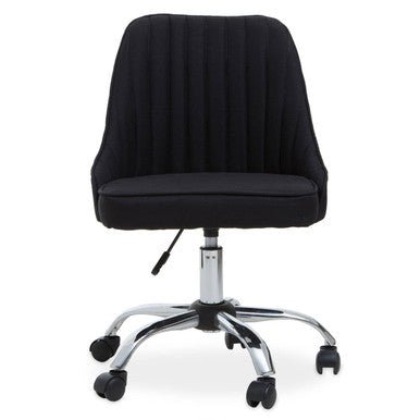 Alexi Black Fabric Home Office Chair 8 - Online Bedrooms
