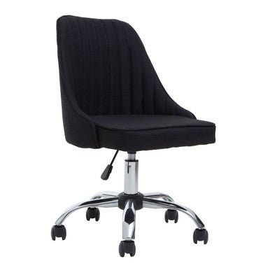 Alexi Black Fabric Home Office Chair 1 - Online Bedrooms