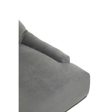 Anita Grey Velvet and Gold Base Home Office Chair 5 - Online Bedrooms