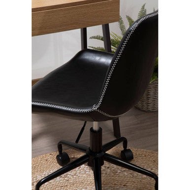 Bloomberg Black Home Office Chair 4 - Online Bedrooms