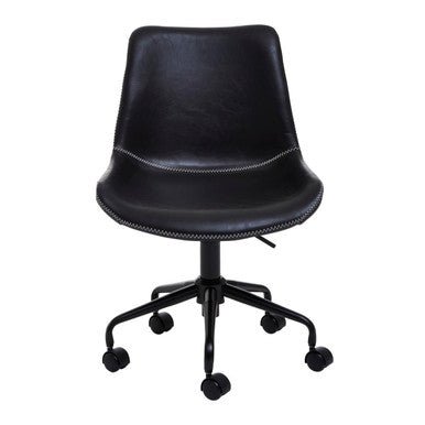Bloomberg Black Home Office Chair 1 - Online Bedrooms