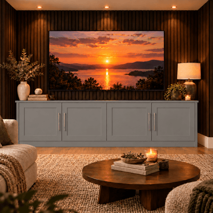 Blyth Shaker Media Wall Base Unit 5 - Online Bedrooms