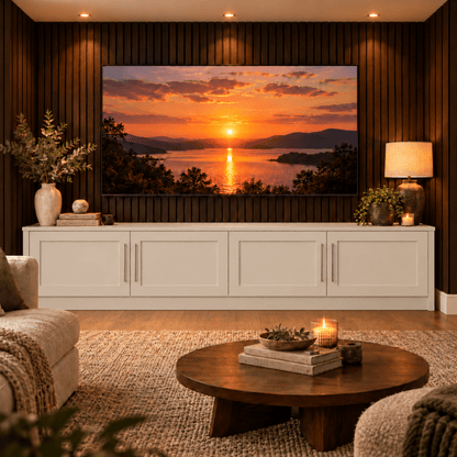 Blyth Shaker Media Wall Base Unit 8 - Online Bedrooms