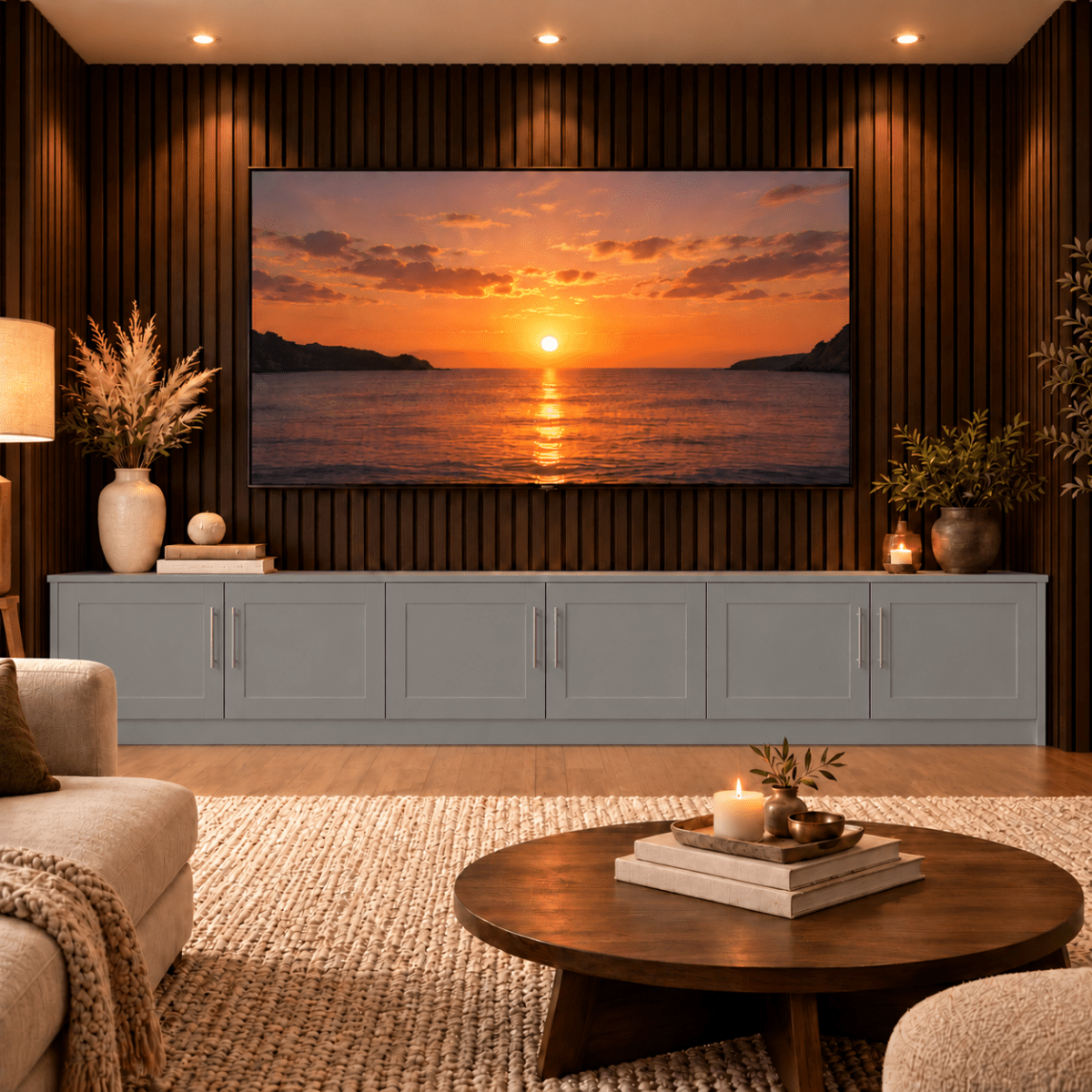 Blyth Shaker Media Wall Base Unit 17 - Online Bedrooms