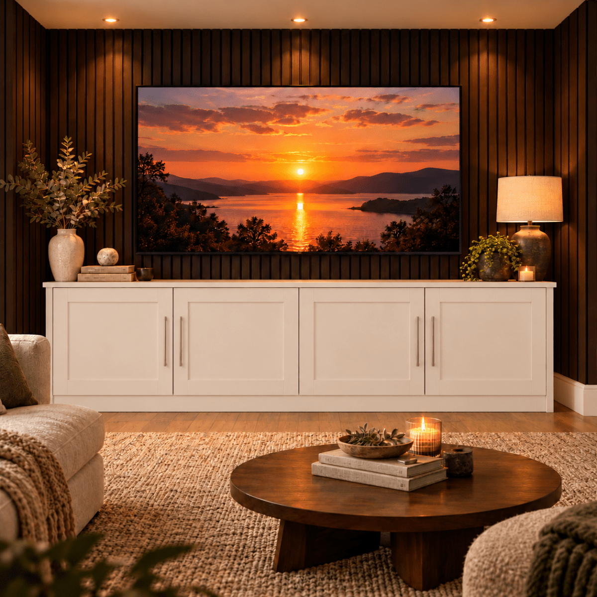 Blyth Shaker Media Wall Base Unit 1 - Online Bedrooms