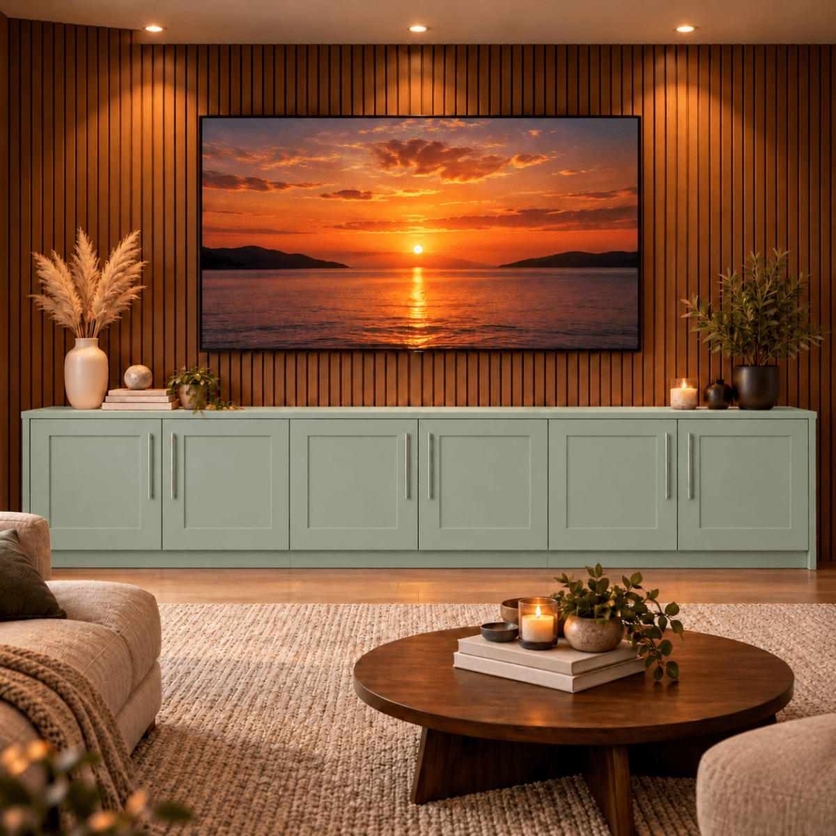 Blyth Tall Shaker Media Wall Base Unit 24 - Online Bedrooms