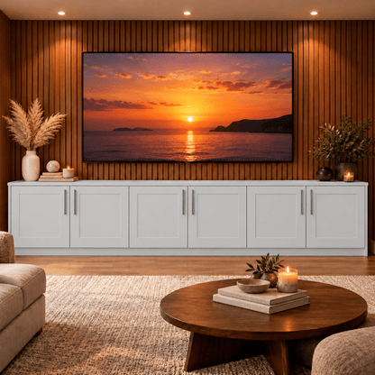 Blyth Tall Shaker Media Wall Base Unit 28 - Online Bedrooms