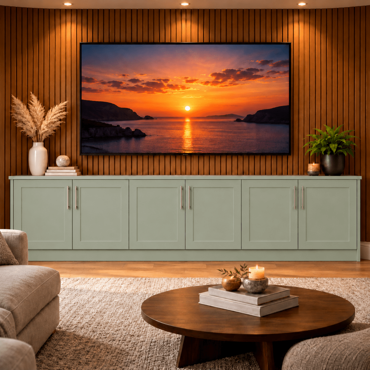 Blyth Tall Shaker Media Wall Base Unit 18 - Online Bedrooms