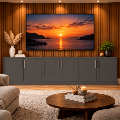 Blyth Tall Shaker Media Wall Base Unit 15 - Online Bedrooms