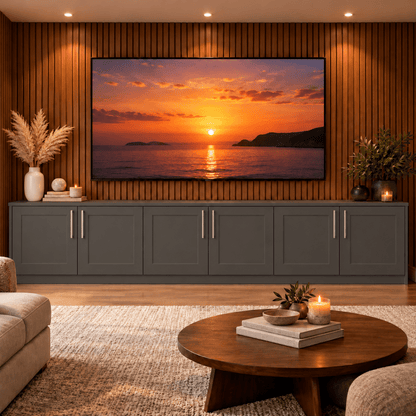 Blyth Tall Shaker Media Wall Base Unit 27 - Online Bedrooms