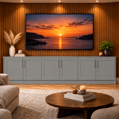 Blyth Tall Shaker Media Wall Base Unit 17 - Online Bedrooms