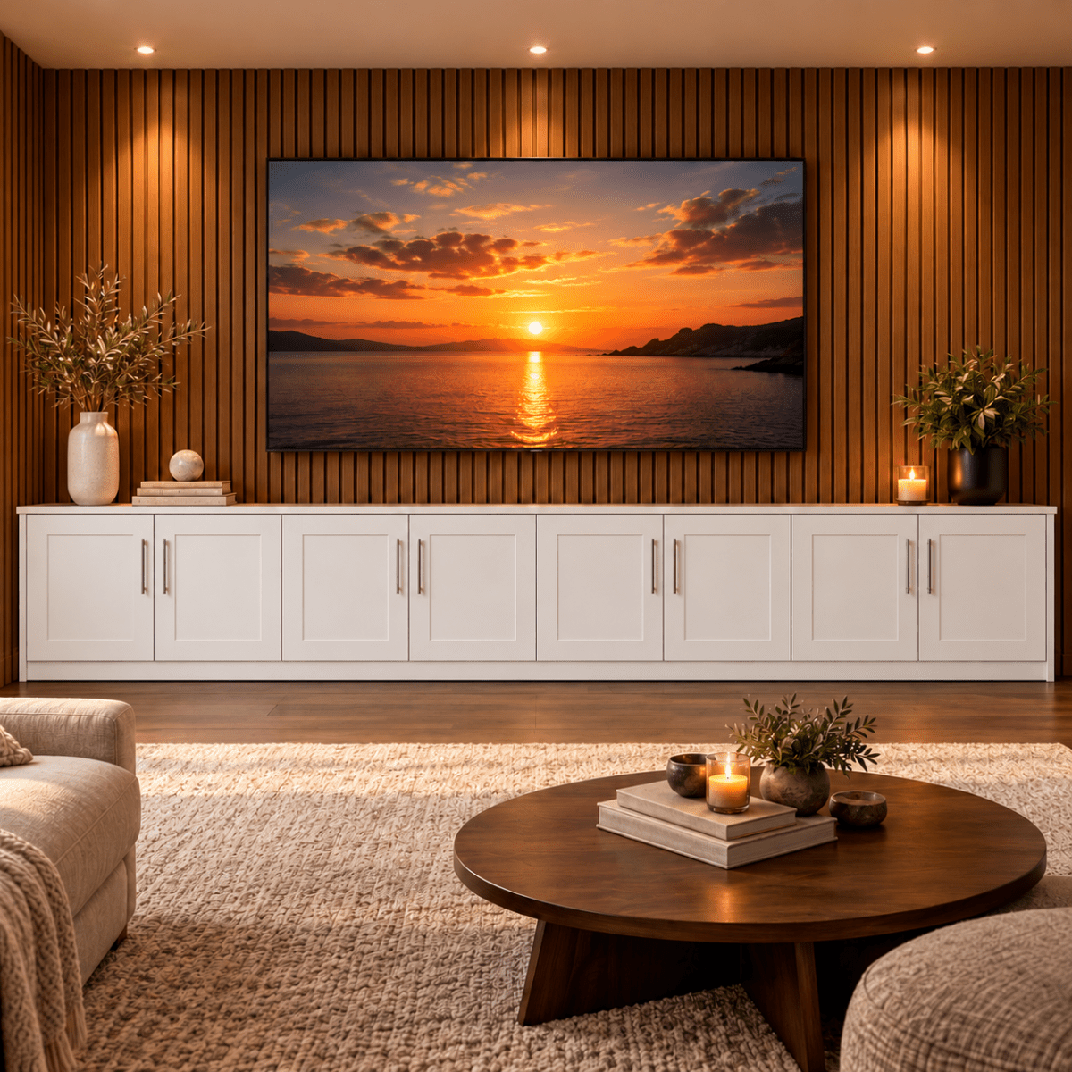 Blyth Tall Shaker Media Wall Base Unit 43 - Online Bedrooms