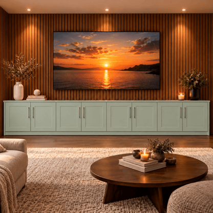 Blyth Tall Shaker Media Wall Base Unit 48 - Online Bedrooms