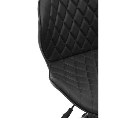 Brent Black Armless Home Office Chair 8 - Online Bedrooms