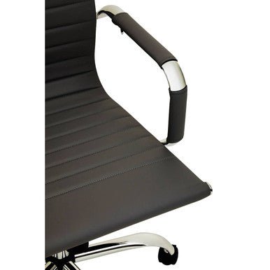 Brent Black Low Back Home Office Chair 8 - Online Bedrooms