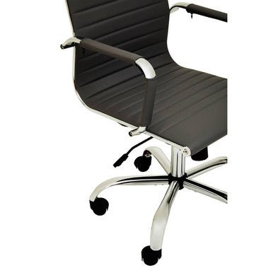 Brent Black Low Back Home Office Chair 6 - Online Bedrooms