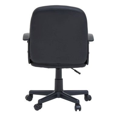 Brent Black Small Home Office Chair 3 - Online Bedrooms