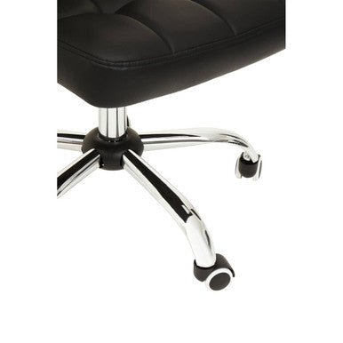 Brent Black Tufted Home Office Chair 7 - Online Bedrooms