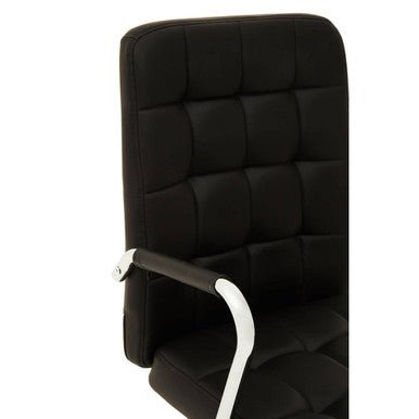 Brent Black Tufted Home Office Chair 8 - Online Bedrooms