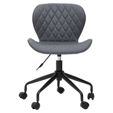 Brent Grey And Black Home Office Chair 1 - Online Bedrooms