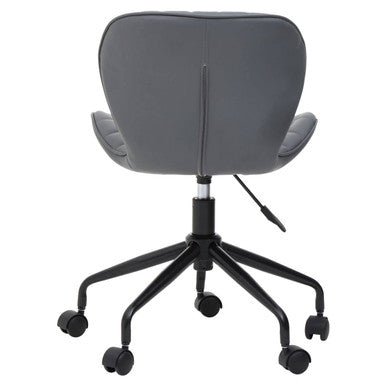 Brent Grey And Black Home Office Chair 4 - Online Bedrooms