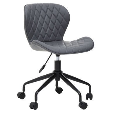 Brent Grey And Black Home Office Chair 9 - Online Bedrooms