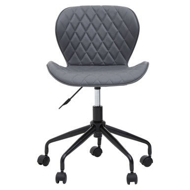 Brent Grey And Black Home Office Chair 2 - Online Bedrooms
