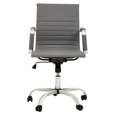 Brent Grey Low Back Home Office Chair 2 - Online Bedrooms