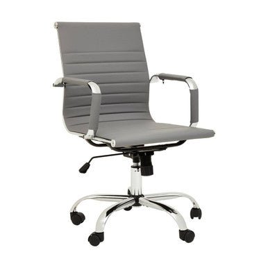 Brent Grey Low Back Home Office Chair 9 - Online Bedrooms