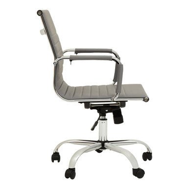 Brent Grey Low Back Home Office Chair 3 - Online Bedrooms