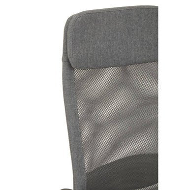Brent Grey Mesh And Fabric Home Office Chair 7 - Online Bedrooms