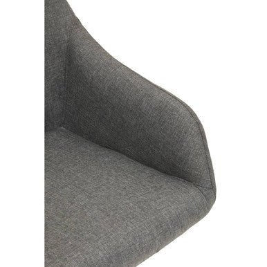 Brent Tufted Grey And Black Home Office Chair 10 - Online Bedrooms
