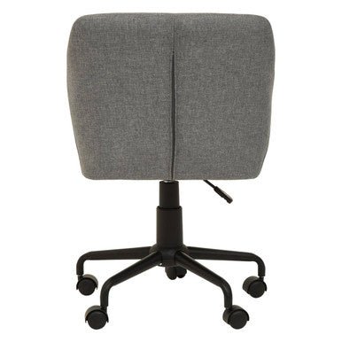 Brent Tufted Grey And Black Home Office Chair 4 - Online Bedrooms