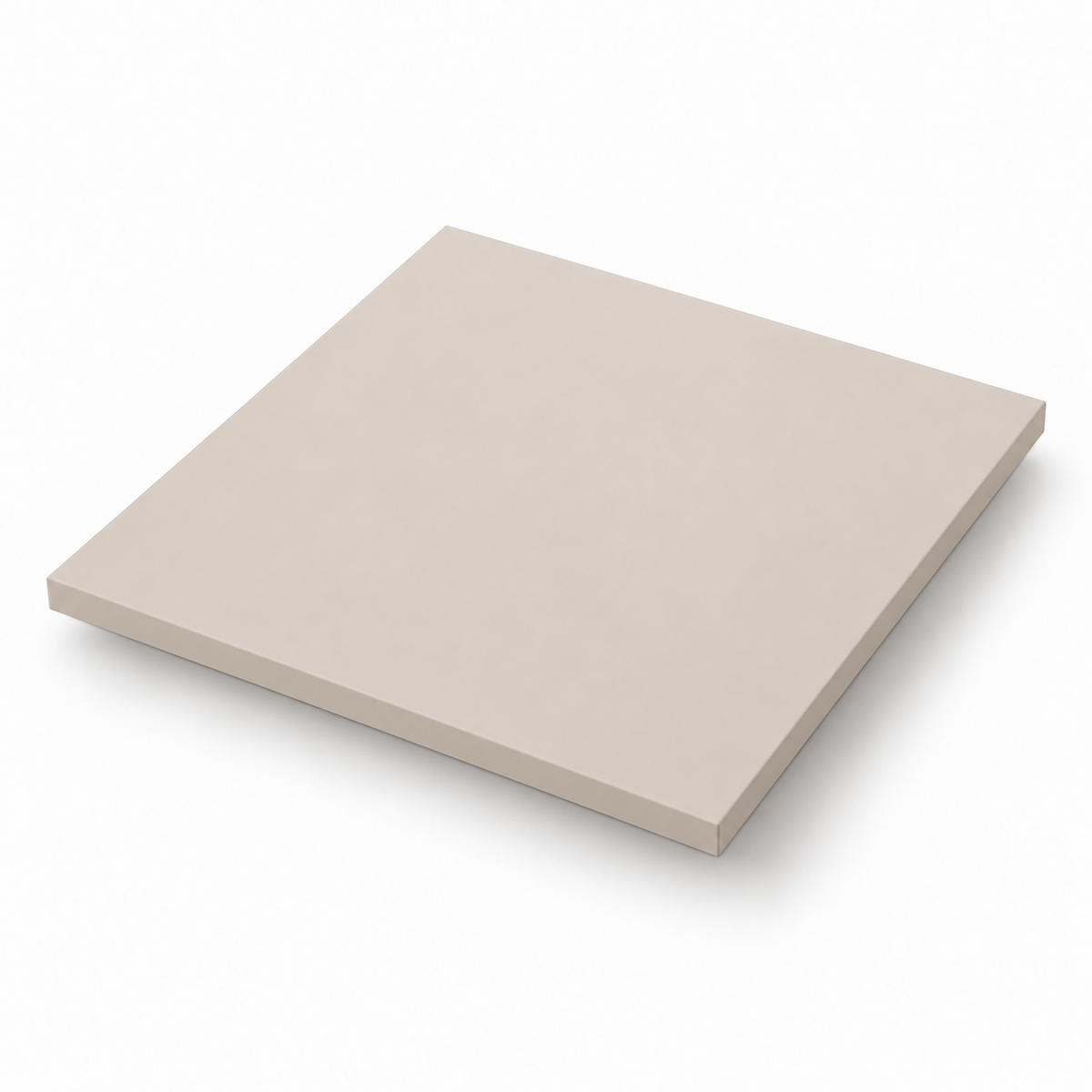 Cashmere matt colour sample, premium angled view on a white background