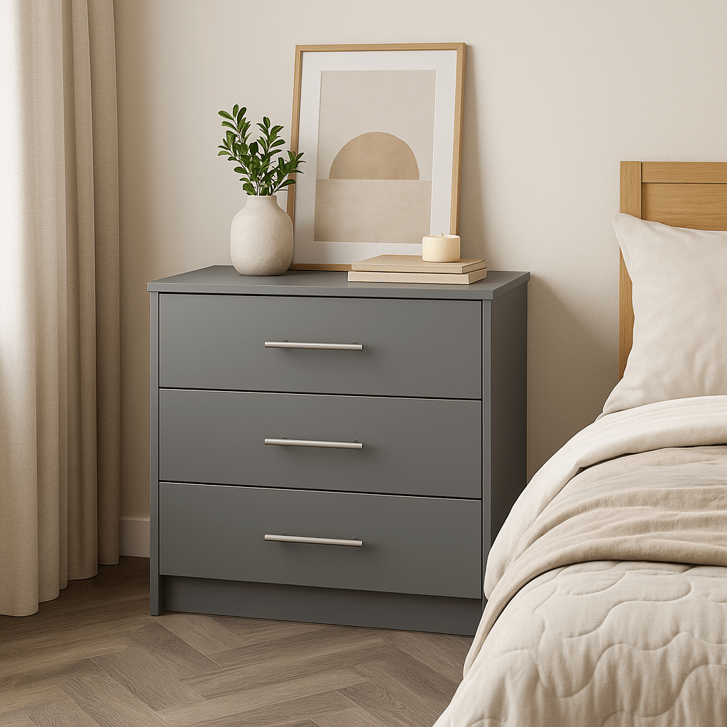 Chest of Drawers - 3 Drawers 1 - Online Bedrooms