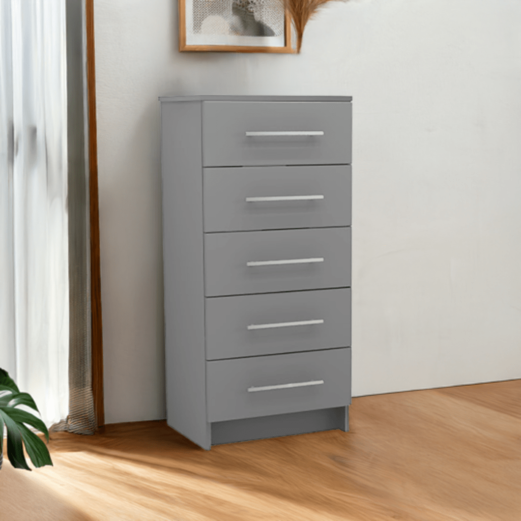 Chest of Drawers - 5 Drawers (Narrow) 2 - Online Bedrooms