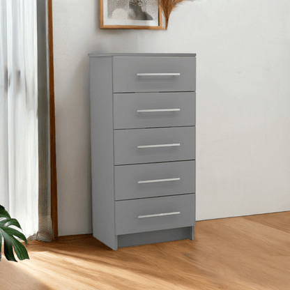 Chest of Drawers - 5 Drawers (Narrow) 2 - Online Bedrooms