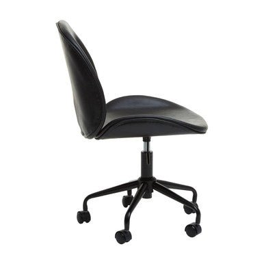 Clinton Black Home Office Chair 2 - Online Bedrooms