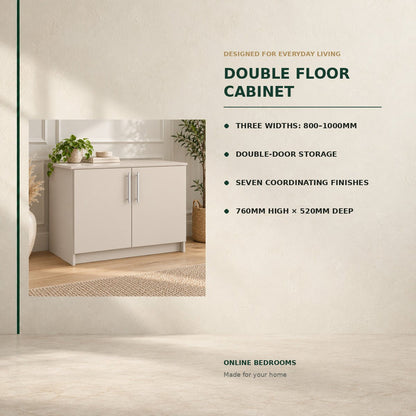 Double Floor Cabinet 2 - Online Bedrooms
