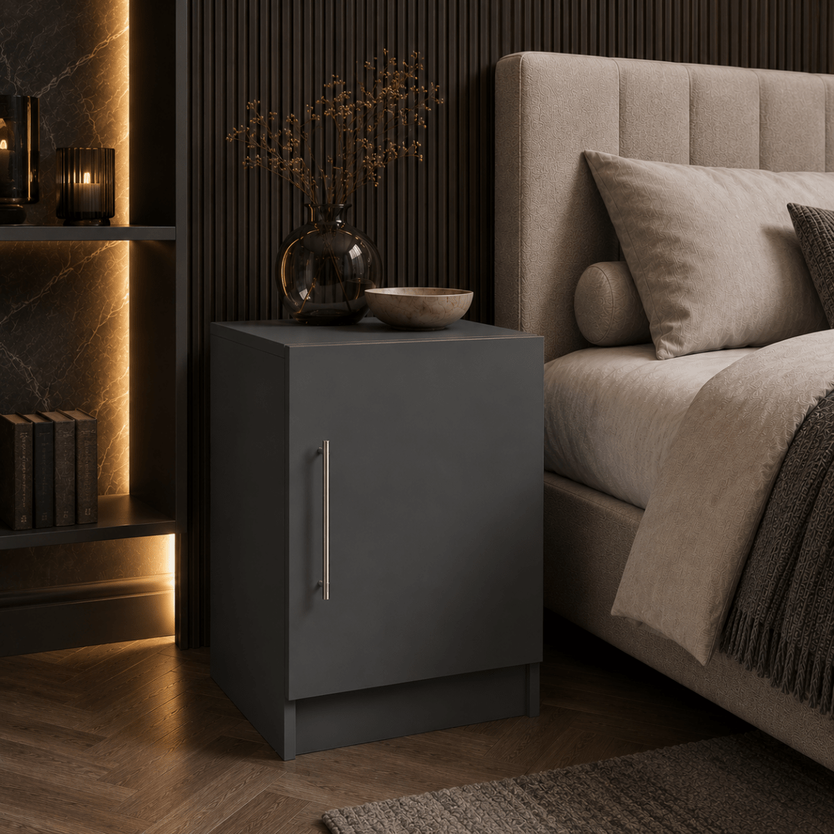 Drayton Bedside Cabinet 3 - Online Bedrooms