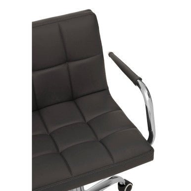 Finn Grey Home Office Chair With Swivel Base 6 - Online Bedrooms