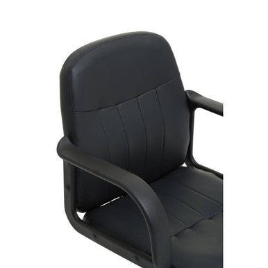 Flint Black Pu Home Office Chair 4 - Online Bedrooms